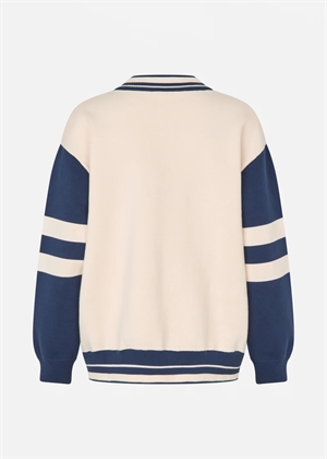 Chrissie strik cardigan Baritone Blue MIx Baum Und Pferdgarten 